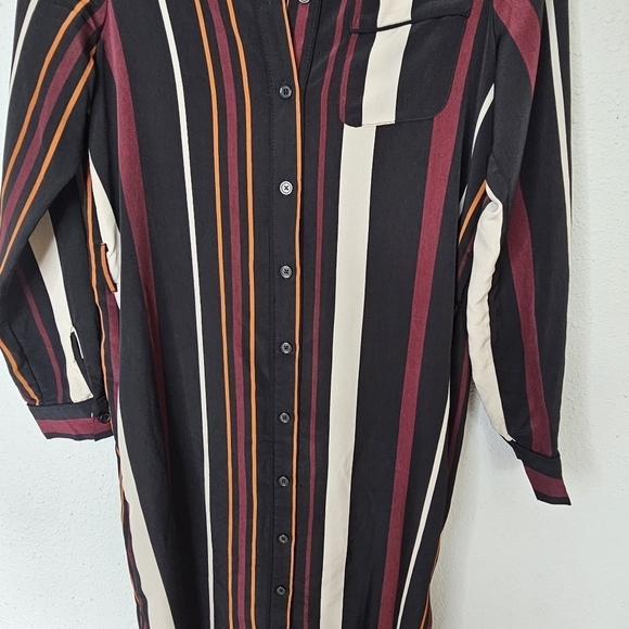 Who What Where Longline Multi Color Shirt Career Dress Size XS - Picture 7 of 12